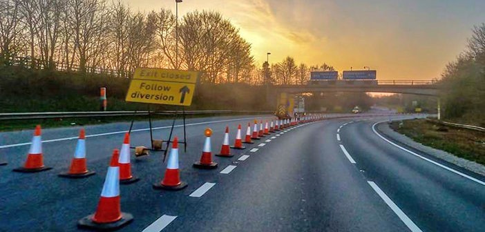 Weekend closure of M56 for replacement bridge works