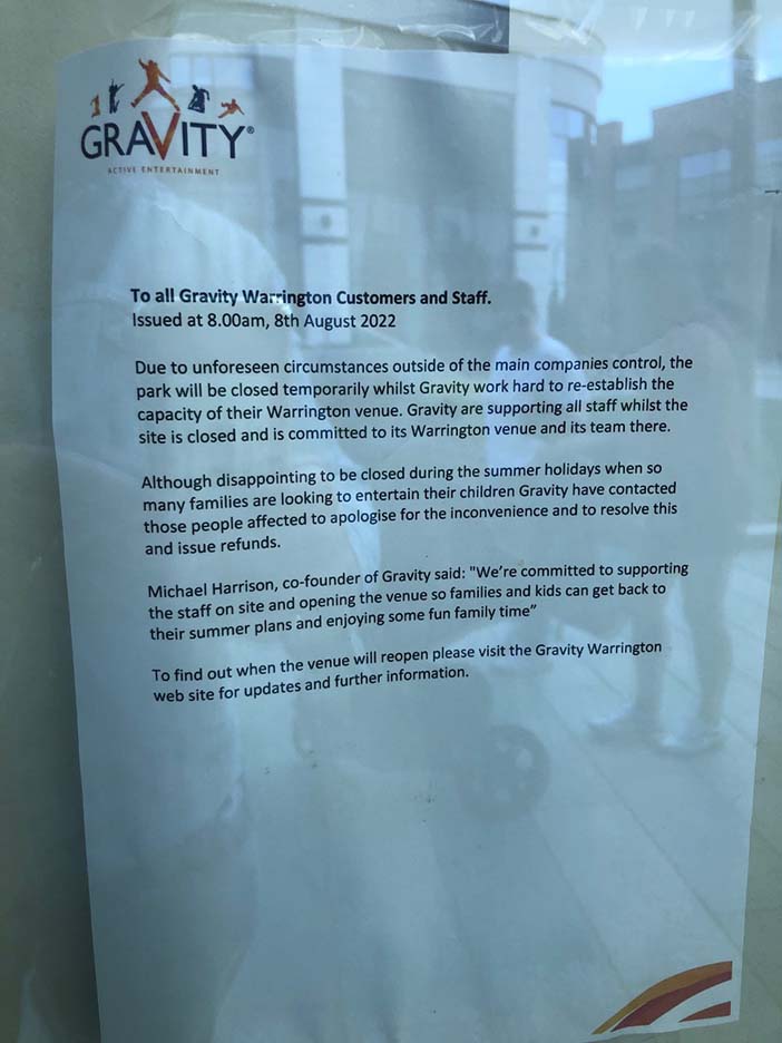 Talks ongoing over future of Gravity and Newton s bar