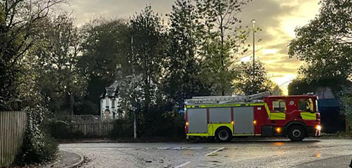 Firefighters Called To Suspected Arson At Derelict Cottage And Bonfire