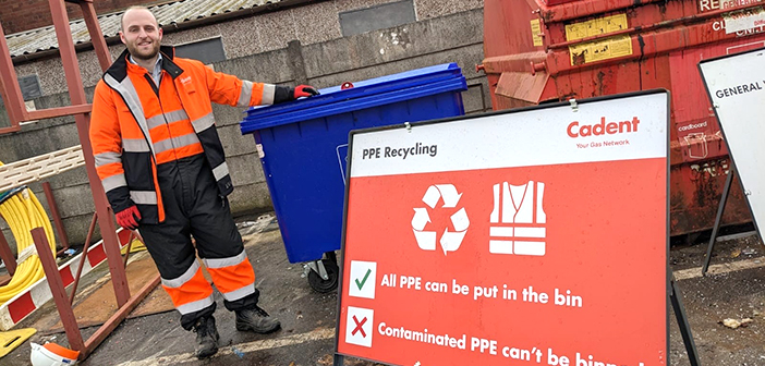 Cadent PPE Recycling - Warrington Worldwide